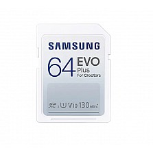 Карта памет Samsung 64GB SD Card EVO Plus с адаптер, Class10