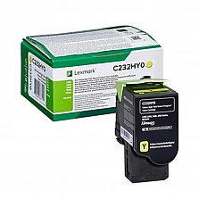 Toner cartridge lexmark c232hy0 yellow high yield (2,3k)