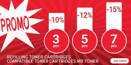 Promo refilling of toner cartridges