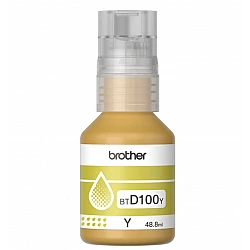 Мастило за принтер Brother BT-D100Y Yellow Ink Bottle