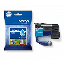 Мастило за принтер Brother LC‑552 Cyan Ink Cartridge