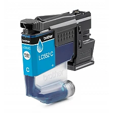 Мастило за принтер Brother LC‑552 Cyan Ink Cartridge