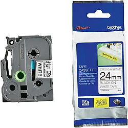 Консуматив Brother TZe-S251 Tape Black on White, 24mm, 8m