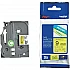 Consumable brother tze-621 tape black on yellow, laminated, 9mm eco