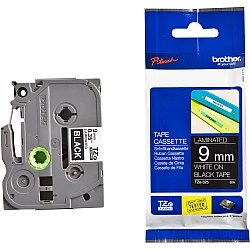 Консуматив Brother TZe-325 Tape White on Black, Laminated, 9mm, 8m