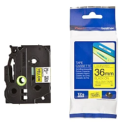 Consumable brother tze-661 tape black on yellow, laminated, 36mm, 8m