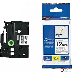 Консуматив Brother TZe-FX231 Tape Black on White, 12mm, 8m