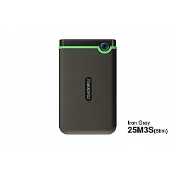 Твърд диск Transcend 4TB, 2.5"Portable HDD, StoreJet M3, Iron Gray