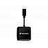 Card reader transcend usb 3.2 gen 1, black, type c