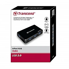 USB хъб Transcend 4-Port HUB, USB 3.0 iPad