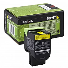 Toner cartridge lexmark 702hy yellow high yield