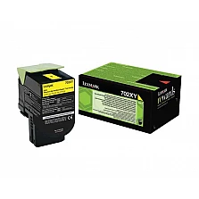 Toner cartridge lexmark 702xy yellow extra high yield