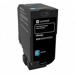 Тонер касета Lexmark CS720 Cyan