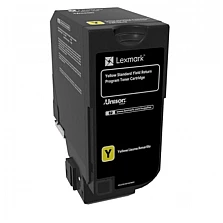 Toner cartridge lexmark cs720 yellow standard yield