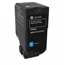 Тонер касета Lexmark CS720 Cyan High Yield