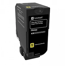 Toner cartridge lexmark cs720 yellow high yield