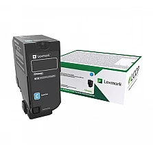 Тонер касета Lexmark CS827de, CX827de Standard Cyan