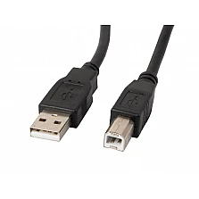 Кабел Lanberg  USB-A -> USB-B 2.0 1.8m, black ferrite