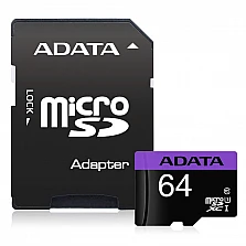 Memory card Adata 64GB MicroSDXC UHS-I CLASS 10 (1 adapter)