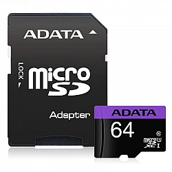Memory card Adata 64GB MicroSDXC UHS-I CLASS 10 (1 adapter)