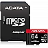 Карта памет Adata 64GB MicroSDXC UHS-I U3 V30S(R100MB/s) HIGH (1 adapter)