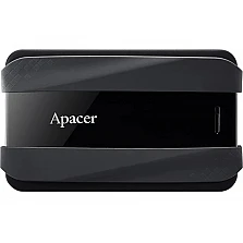 External HDD Apacer AC533, 4TB 2.5" SATA HDD USB 3.2 Rubber Jet black