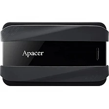 External HDD Apacer AC533, 5TB 2.5" SATA HDD USB 3.2 Rubber Jet black