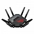 Рутер Asus ROG Rapture GT-BE98 Quad-Band Quad-Core 2.6GHz 256MB/2GB Flash/RAM 10G 2.5G порт AiProtection Pro RGB черен