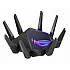 Рутер Asus ROG Rapture GT-AXE16000 Gaming Wireless Quad-Band Quad-Core 2.0GHz 256MB/2GB Flash/RAM 10G SFP+ AiProtection Pro черен