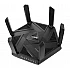 Рутер Asus RT-AXE7800 Gaming Wireless Tri-Band Quad-Core 1.7GHz 256MB/512MB Flash/RAM 2.5G порт AiProtection Pro черен