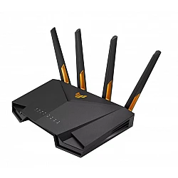 Рутер Asus TUF Gaming AX3000 V2 Wireless Dual-Band Quad-Core 1.7GHz 256MB/512MB Flash/RAM 2.5G порт AiProtection Pro черен