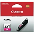 Ink for printer canon cli-551 m