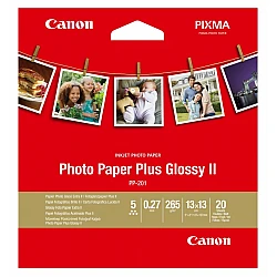 Хартия Canon Plus Glossy II PP-201, 5x5", 20 sheets
