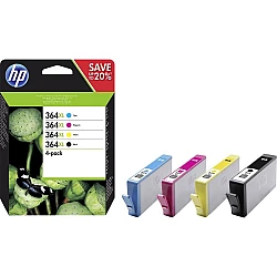 Мастило за принтер HP 364XL CMYK  Combo 4-Pack
