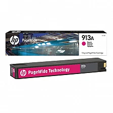 Ink for printer hp 913a magenta original pagewide