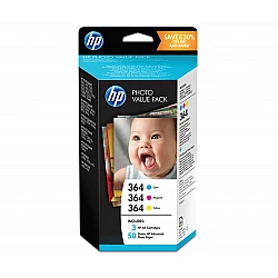 Комплект HP 364 Series Photo Value Pack-50 sht/10 x 15 cm