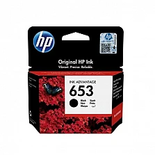 Мастило за принтер HP 653 Black Original Ink Advantage Cartridge
