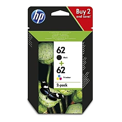 Мастило за принтер HP 62 - 2бр Black/Tri-color Original
