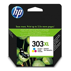 Мастило за принтер HP 303XL High Yield Tri-color Original Ink Cartridge