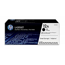 Тонер касета HP 12A Black Dual Pack LaserJet
