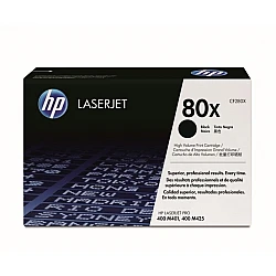 Toner cartridge hp 80x black laserjet