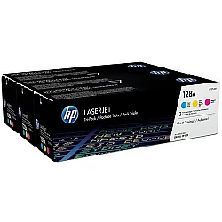 Тонер касета HP 128A CYM Tri-Pack LaserJet