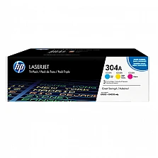 Тонер касета HP 304A CYM Tri-Pack LaserJet