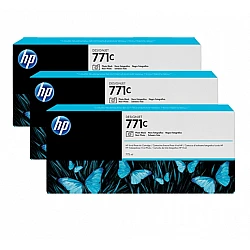 Consumable hp 771c 3-pack 775-ml photo black designjet