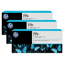 Consumable hp 771c 3-pack 775-ml light gray designjet
