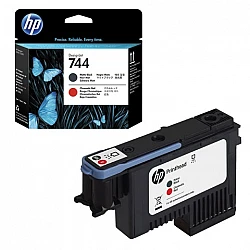 Consumable hp 744 matte black & red printhead
