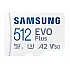 Memory card Samsung 512GB micro SD Card EVO Plus Adapter