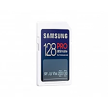 Карта памет Samsung 128GB SD PRO Ultimate USB Reader U3 V30 200MB/s четене 130MB/s запис