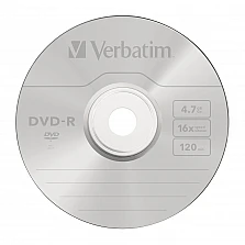 Диск Verbatim DVD-R AZO 4.7GB 16X MATT SILVER SURFACE (5 PACK)