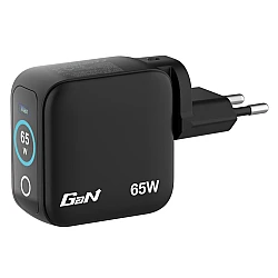 SSD Verbatim Mini GaN зарядно 65W с дисплей